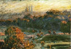 Claude Monet The Tuileries Study Sweden oil painting art